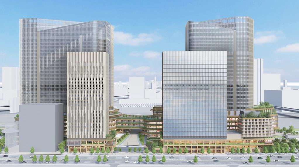 品川駅北口 再開発エリア完成パース②